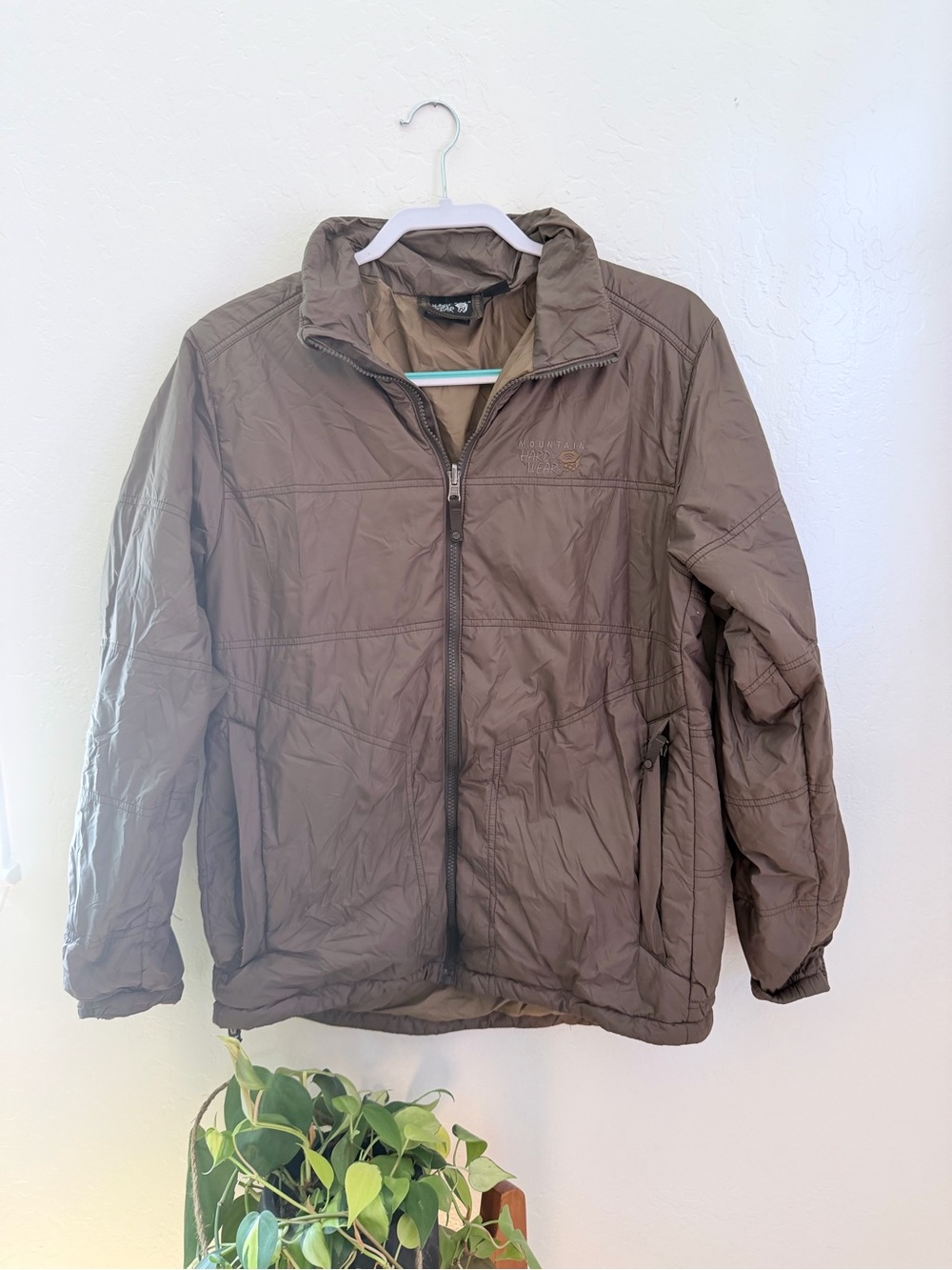 Mountain Hardwear Brown Men's Insulated Puffer Jacket